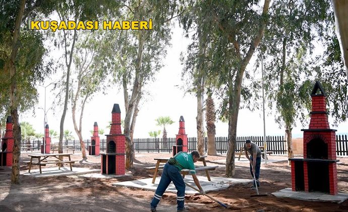 KUŞADASI DAVUTLAR MAHALLESİ MESİRE ALANI ÇOK YAKINDA HİZMETTE …