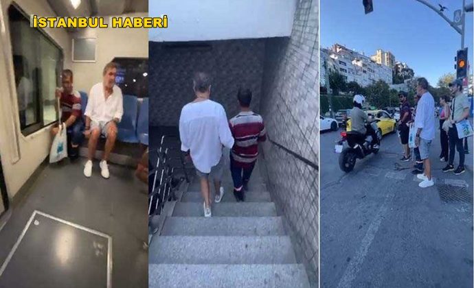 CEM ÖZER ENGELLİ VATANDAŞA YARDIM ETTİ.
