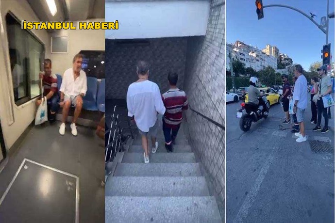 CEM ÖZER ENGELLİ VATANDAŞA YARDIM ETTİ.