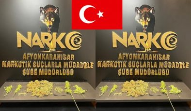 AFYONDA UYUŞTURUCU MADDE YAKALANDI.