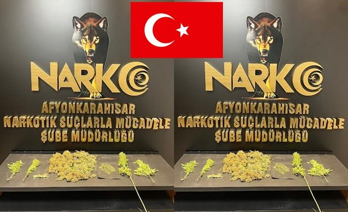 AFYONDA UYUŞTURUCU MADDE YAKALANDI.