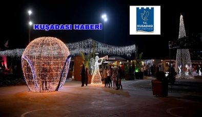 KUŞADASI’NDA KAR YAĞDI; YILBAŞI BAŞLADI ….
