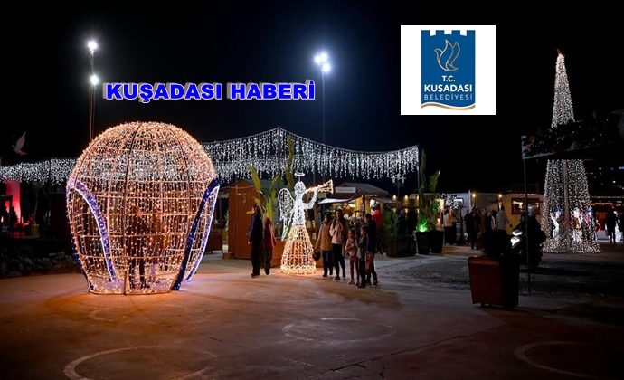 KUŞADASI’NDA KAR YAĞDI; YILBAŞI BAŞLADI ….