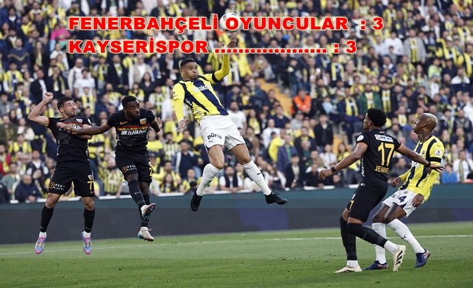 FENERBAHÇE THE END … BURAYA KADAR