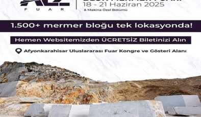 ALZ AFYONKARAHİSAR BLOK MERMER FUARI AÇILIYOR