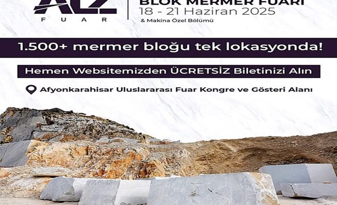 ALZ AFYONKARAHİSAR BLOK MERMER FUARI AÇILIYOR