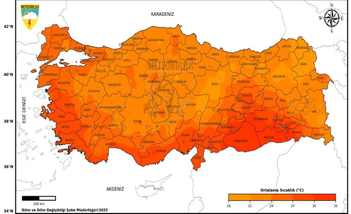 METEOROLOJİ, HAFTASONU SICAKLAR DÜŞMEYE BAŞLAYACAK