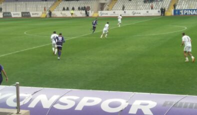 AFYONSPORUN NEFESİ YETMEDİ 90+3  DE SKOR 1-1 OLDU ….