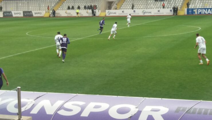 AFYONSPORUN NEFESİ YETMEDİ 90+3  DE SKOR 1-1 OLDU ….