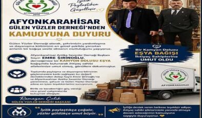 AFYONKARAHİSAR’DA YÜZLERİ GÜLDÜREN BÜYÜK DAYANIŞMA