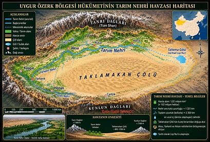 Uygur Özerk Bölgesi Hükümeti’nin Tarım Nehri Havzası, sahip olduğu geniş su kaynaklarıyla bölgenin en önemli doğal zenginliklerinden biridir.