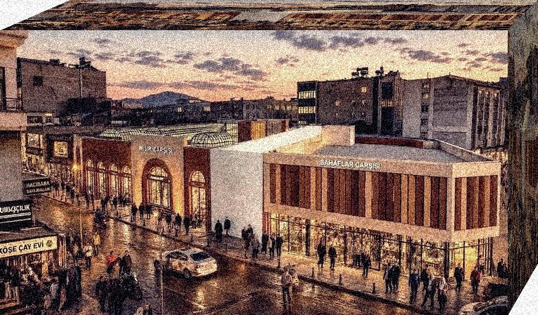 MISIR ÇARŞISI VE SAHAFLAR ÇARŞISI YENİLENİYOR.