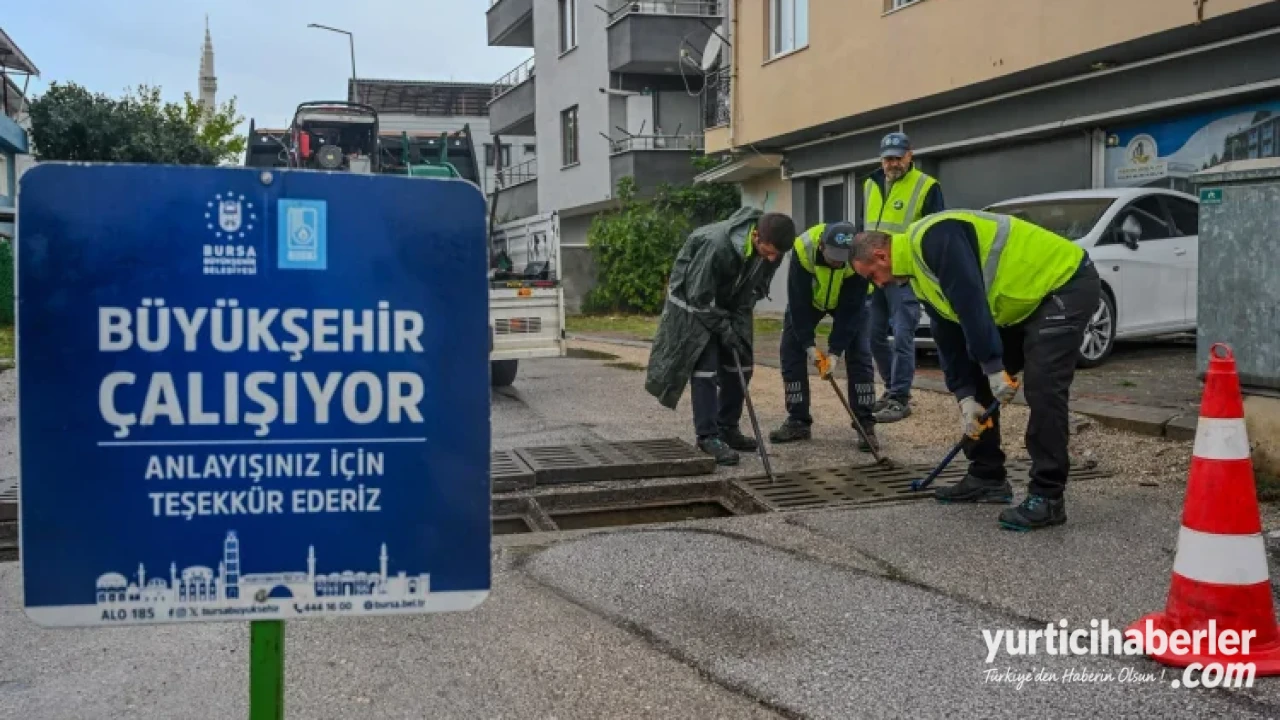 Bursa Büyükşehir Belediyesi Şiddetli Yağışlara Karşı Tüm Ekipleriyle Teyakkuzda - Detay Görsel 2