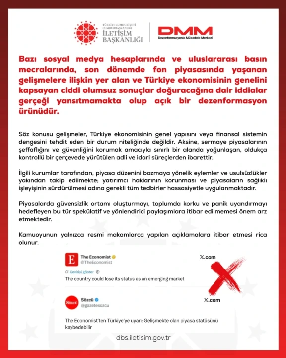 İletişim Başkanlığı'ndan Fon Piyasası İddialarına Sert Yalanlama: Ekonomiyi Hedef Alan Dezenformasyon Engellendi - Detay Görsel 3