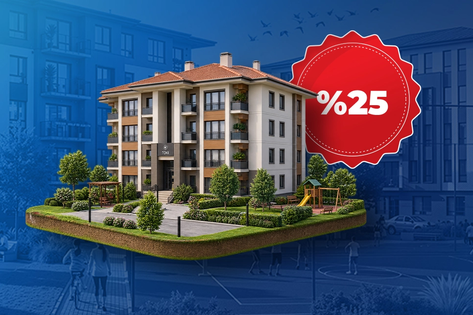 TOKİ’den Ev ve İş Yeri Sahiplerine Müjde: Yüzde 25 İndirim Kampanyası Başlıyor