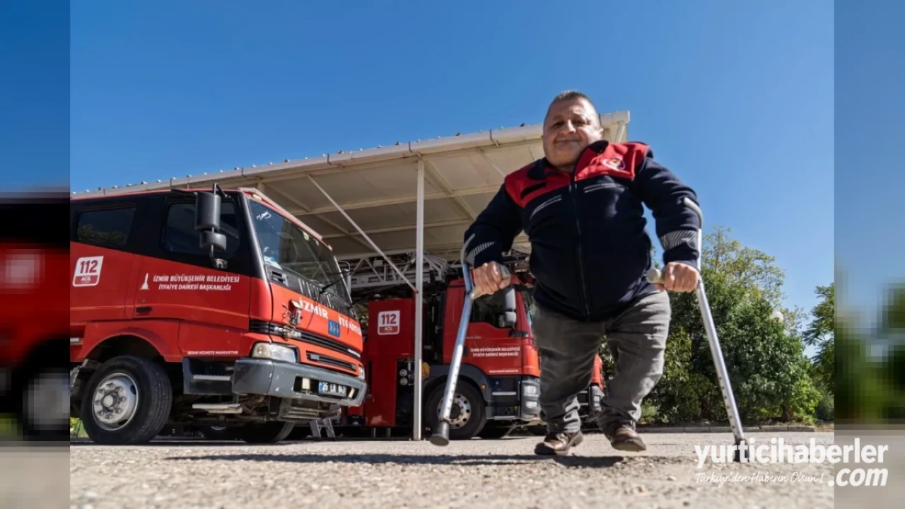 Cam Kemik Hastalığını Yenerek 24 Yıldır İzmir İtfaiyesi’nde Görev Yapan 110 Yaşar’ın İlham Veren Öyküsü
