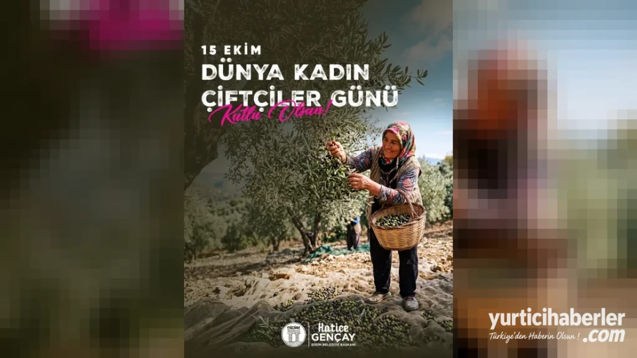 Didim Belediyesi’nden 15 Ekim Dünya Kadın Çiftçiler Günü’ne Özel Anlamlı Kutlama