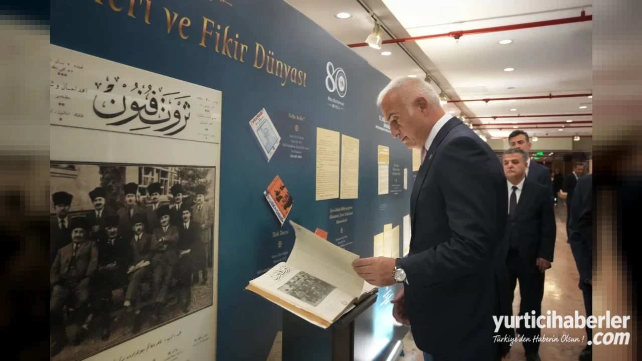 Kültür ve Turizm Bakanı Mehmet Nuri Ersoy Ziya Gökalp Sergisini Açıkladı