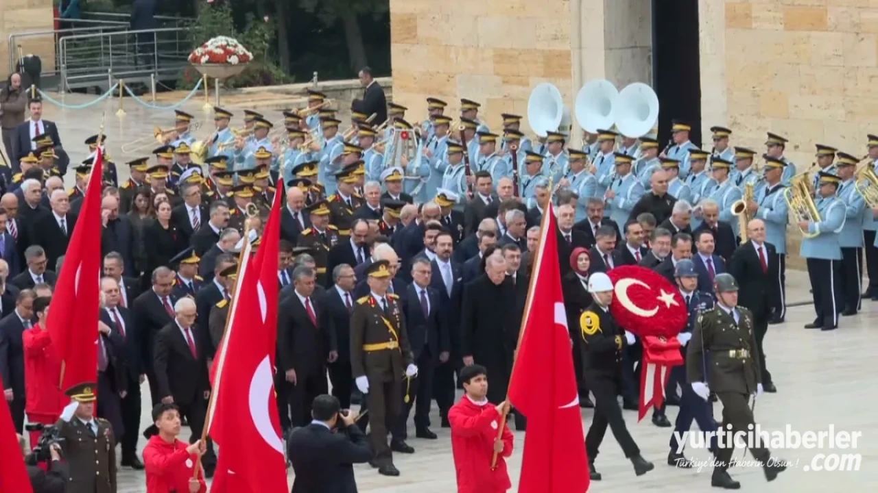Devlet Erkânından 29 Ekim Cumhuriyet Bayramı’nda Anıtkabir’e Resmî Ziyaret