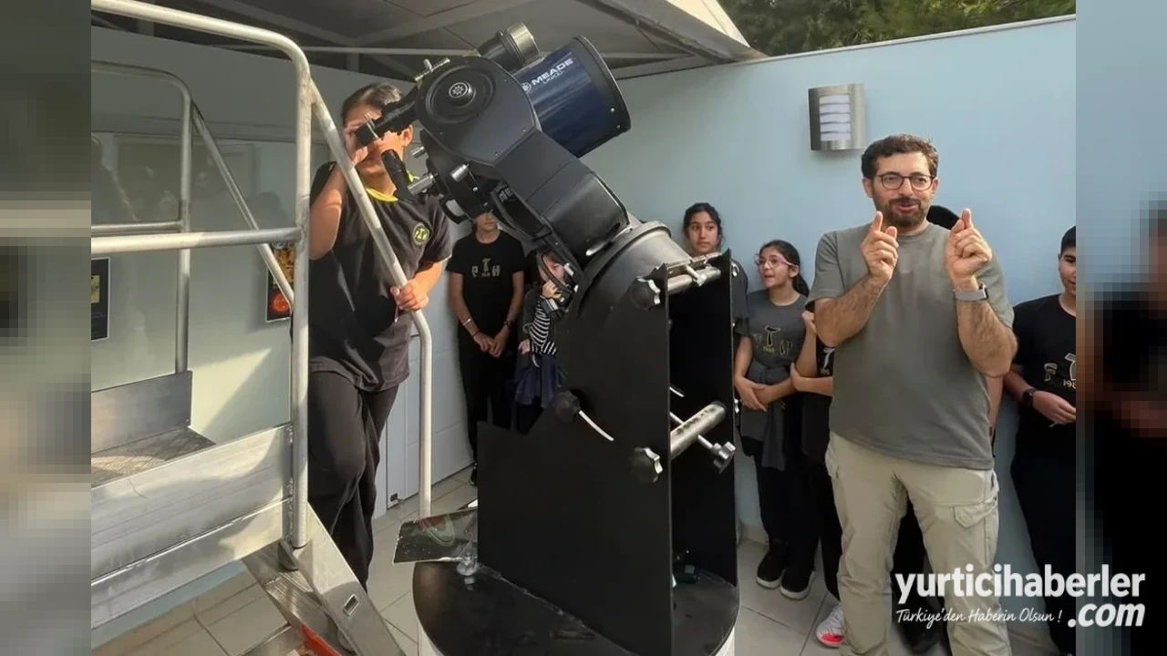 Antalyalı Öğrenciler TÜBİTAK İş Birliğiyle Teleskopla Gökyüzünü Keşfetti
