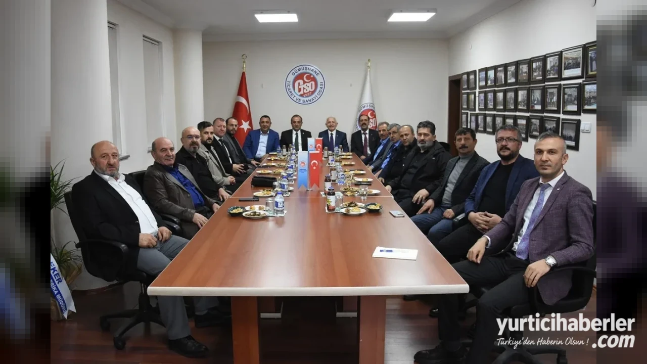 Gümüşhane Belediye Başkanı Başer’den TSO Başkanı Akçay’a Tebrik Ziyareti