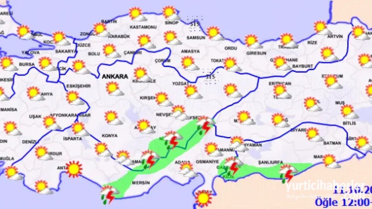 Meteorolojiden Son Dakika Uyarısı: Bugün Hava Nasıl Olacak, Güneyli Kesimlerde Yağış Var Mı? - Detay Görsel 2