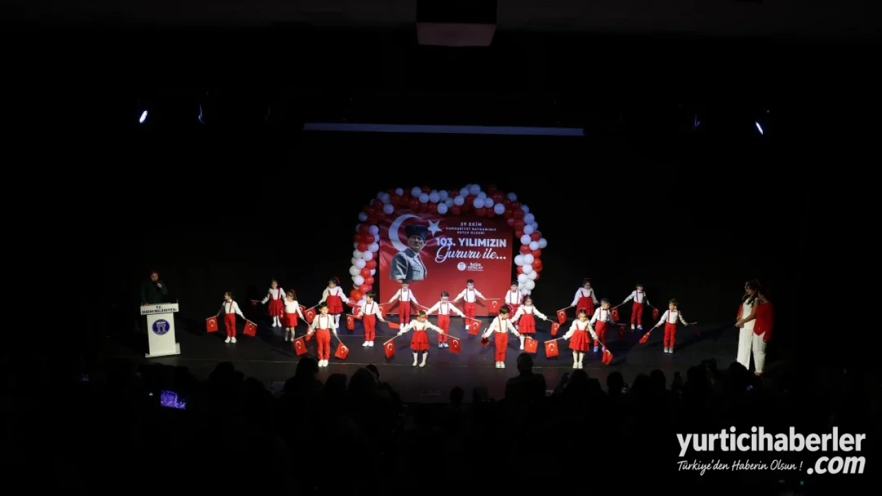 Didim Belediyesi Deniz Yıldızları Kreşi’nde 29 Ekim Cumhuriyet Bayramı Coşkusu