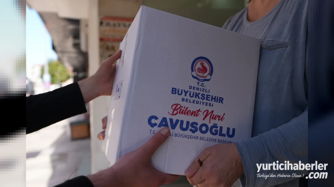 Denizli Büyükşehir Belediyesinden İhtiyaç Sahibi Ailelere Online Gıda Kolisi Desteği