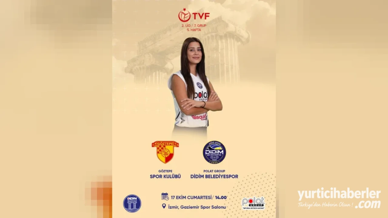 Polat Group Didim Belediyespor Kadın Voleybol Takımı İzmir’de Göztepe’ye Konuk Oluyor