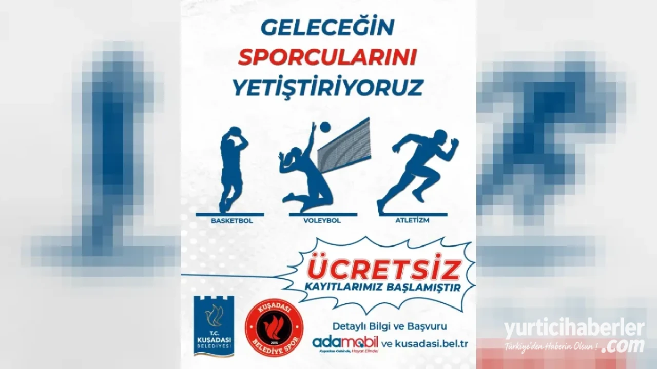 Kuşadası Belediyesi’nden Ücretsiz Spor Eğitimleri İçin Kayıt Çağrısı