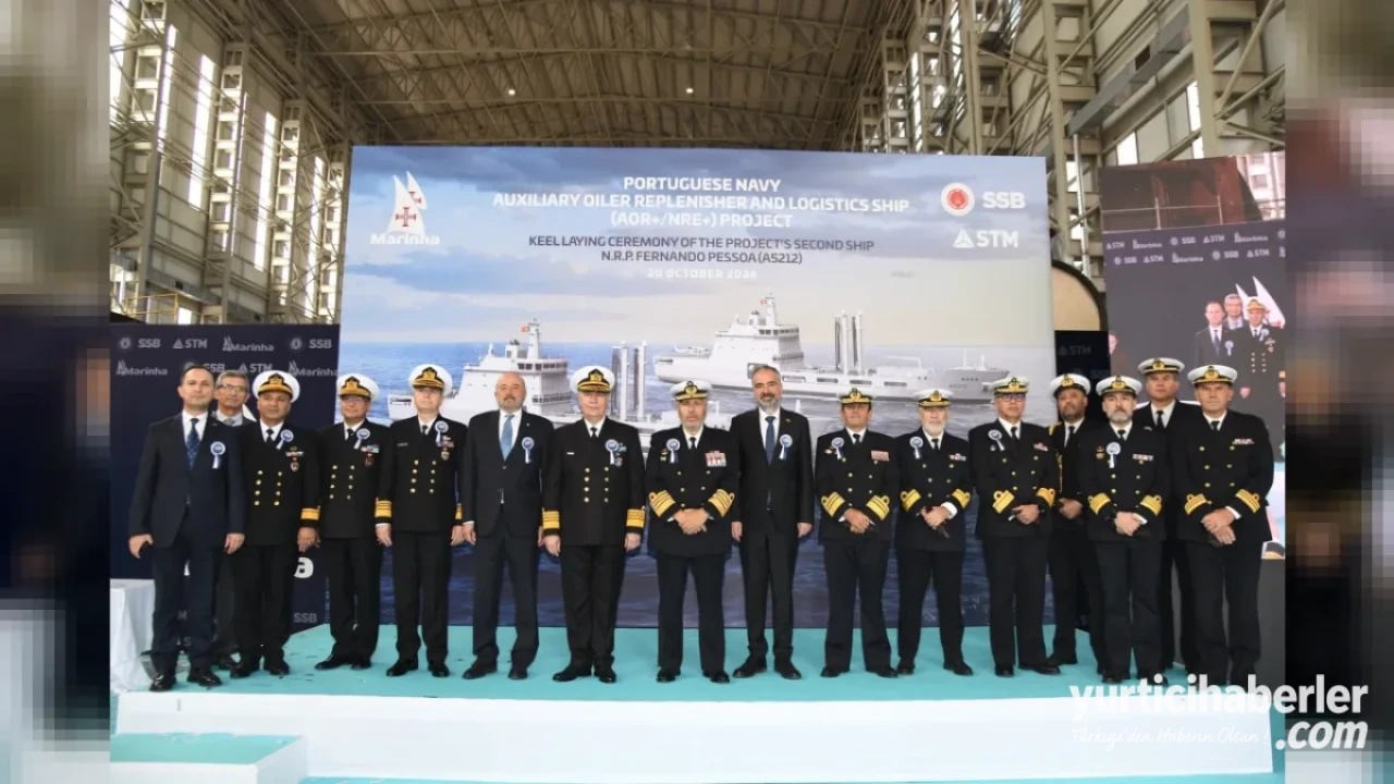 Portekiz Deniz Kuvvetleri İçin İstanbul’da İnşa Edilen NRP Fernando Pessoa Kızağa Konuldu