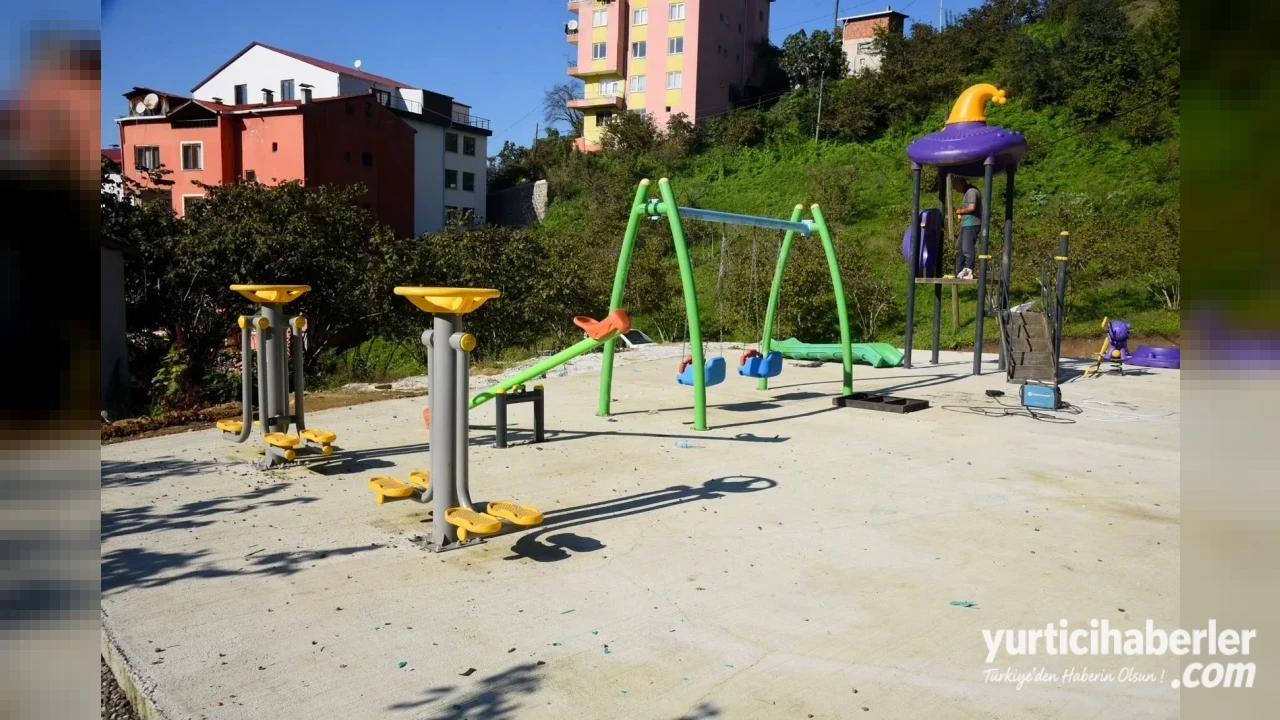 Giresun Aydınlar Mahallesi Yıllardır Beklediği İlk Parkına Kavuşuyor