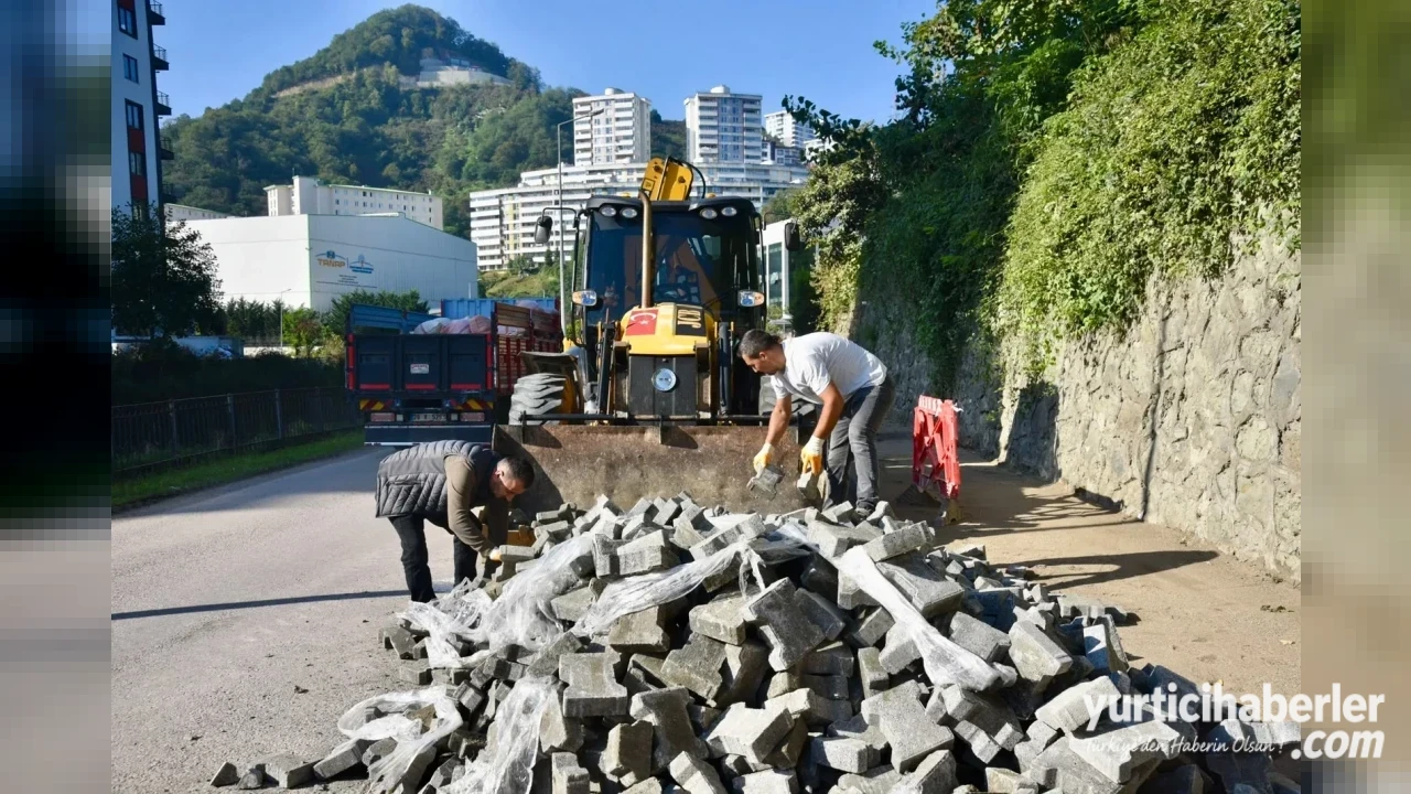 Giresun Belediyesi Altyapı ve Ulaşım Ağını Güçlendirmek İçin Saha Çalışmalarını Hızlandırdı
