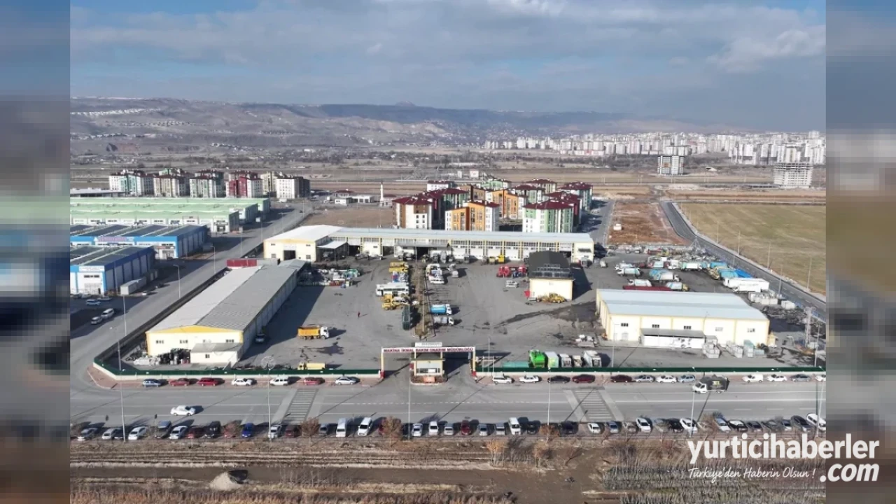 Kayseri Kocasinan’ın bakım onarım merkezi sanayi sitesi gibi