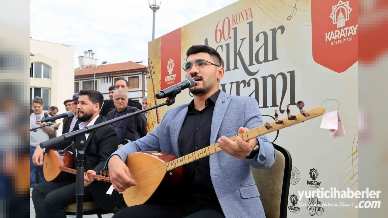 Konya’da 60. Âşıklar Bayramı Coşkusu Mevlana Meydanı’nda Başladı