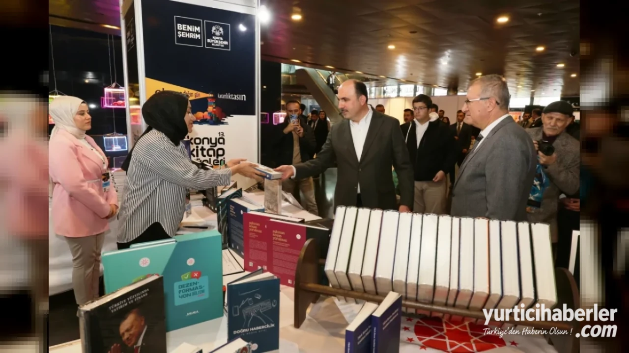 13. Konya Kitap Günleri Kapılarını Açtı: 147 Yazar ve Yüz Binlerce Eser Okurlarla Buluşuyor