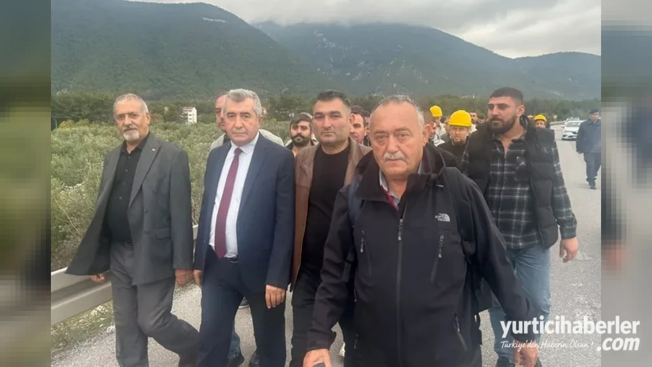 Soma’da Maaşları Ödenmeyen Madencilerin Yürüyüşüne Jandarma Engeli ve Siyasi Müdahale