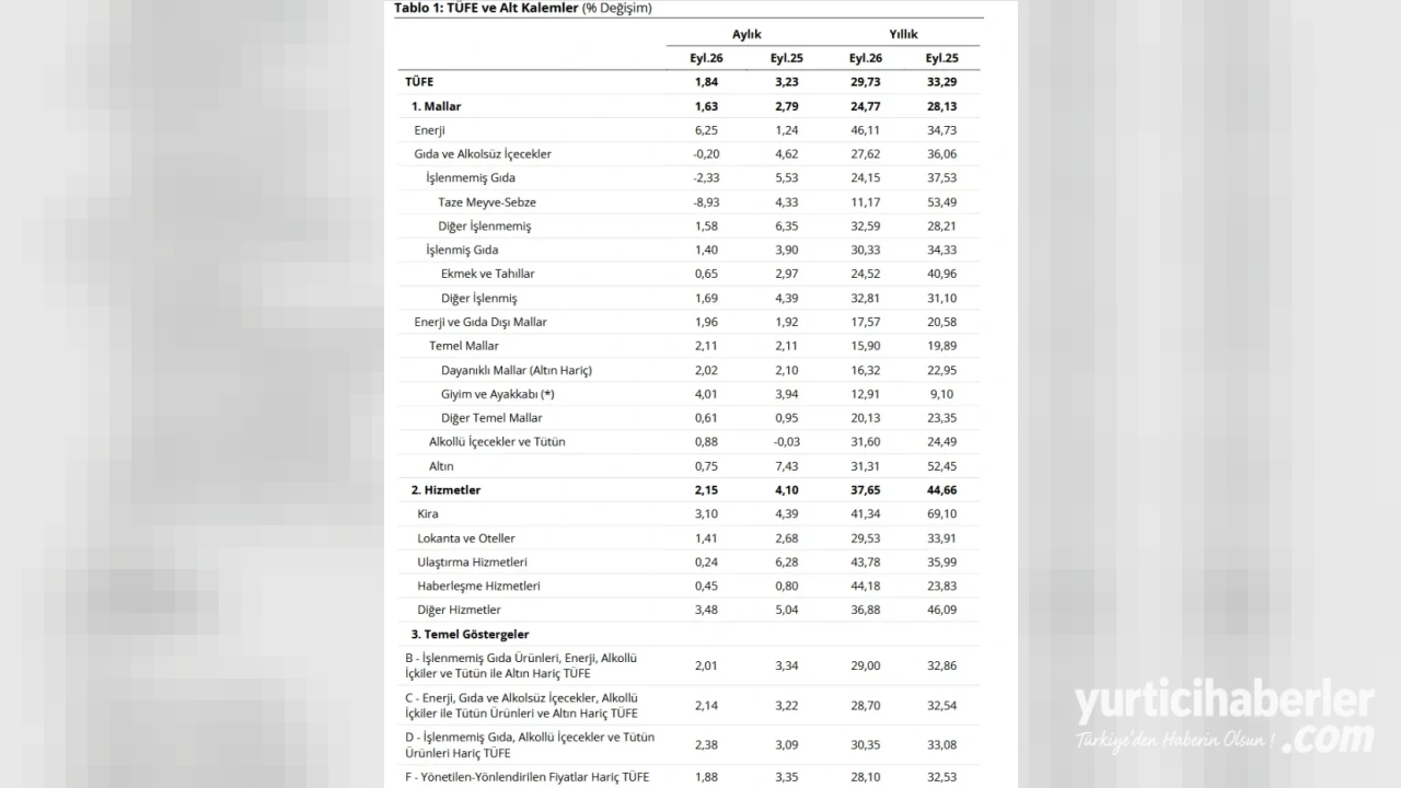 Merkez Bankası'ndan Kritik Rapor: Eylül Ayında Enflasyonun Ana Eğilimi Geriledi - Detay Görsel 2