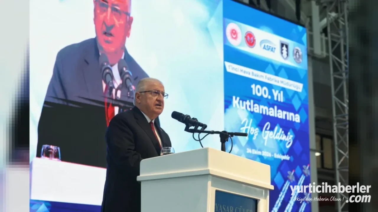 Millî Savunma Bakanı Yaşar Güler Eskişehir 1’inci Hava Bakım Fabrika Müdürlüğü 100’üncü Yıl Törenine Katıldı