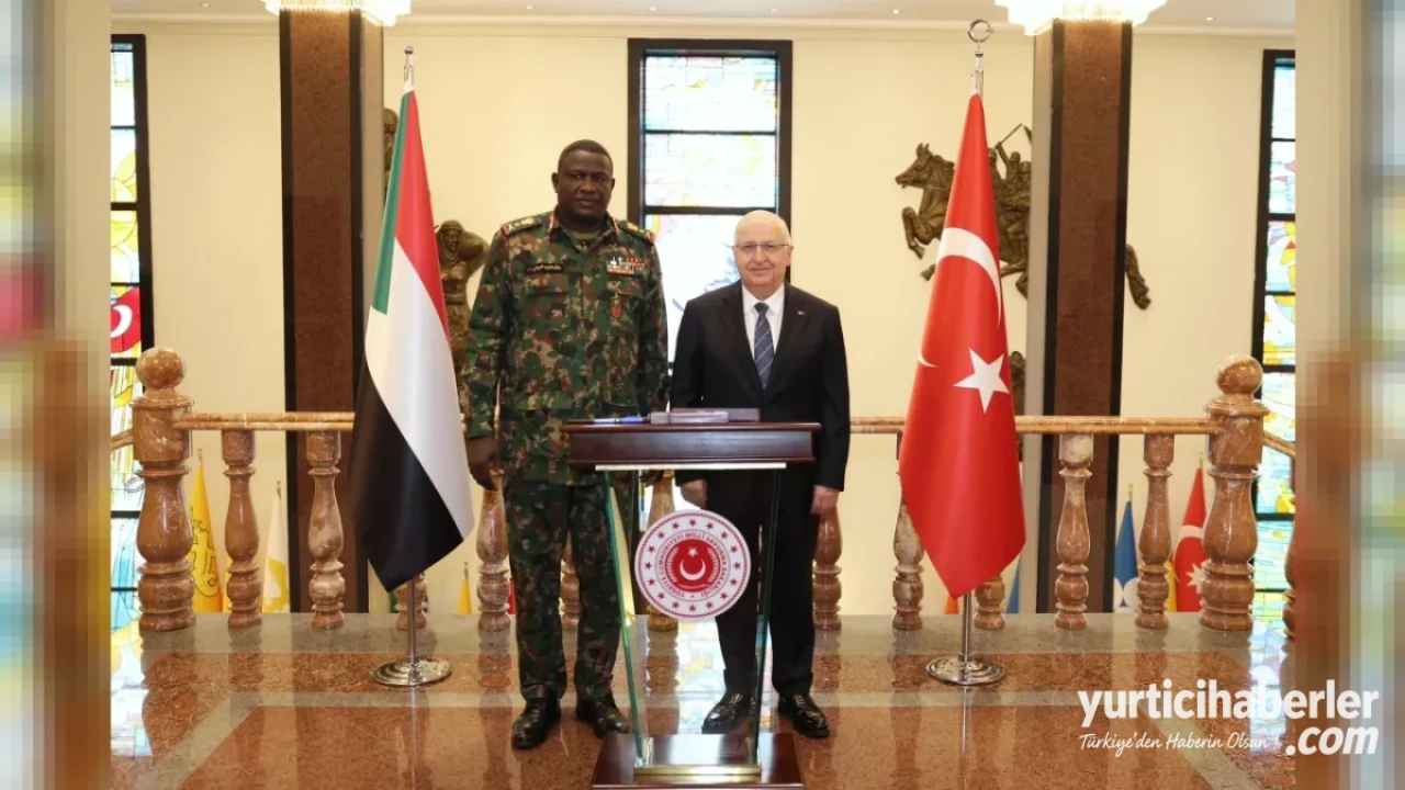 Millî Savunma Bakanı Yaşar Güler, Sudan Kara Kuvvetleri Komutanı’nı Ankara’da Kabul Etti
