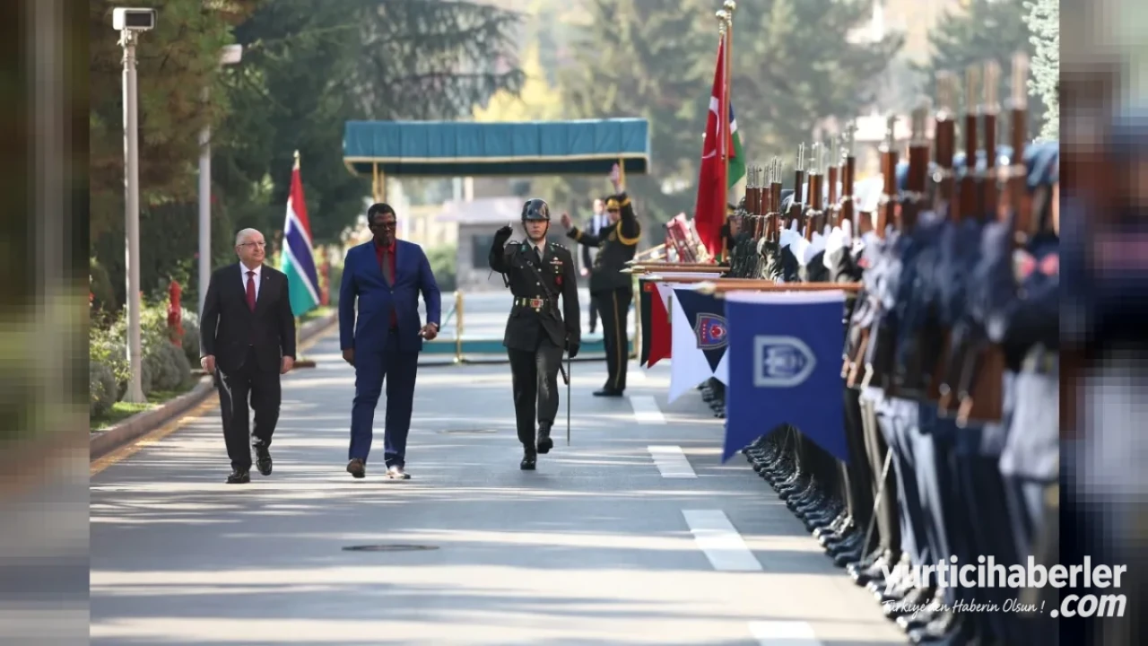 Millî Savunma Bakanı Yaşar Güler, Gambiyalı Mevkidaşı Joof’u Ankara’da Ağırladı