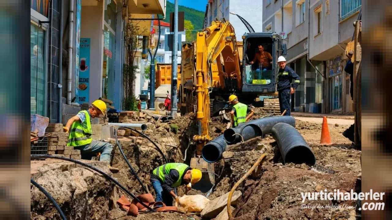 Ordu genelinde 6 aylık dev altyapı hamlesiyle 233 kilometre hat yenilendi