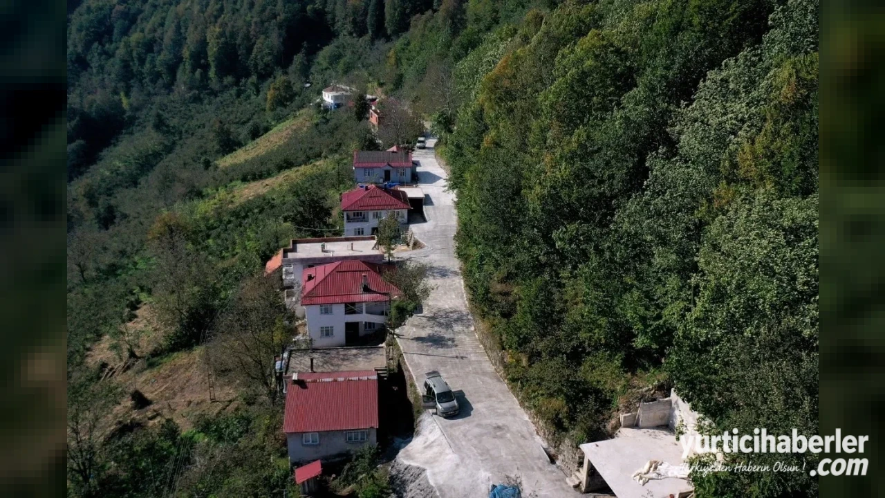 Ordu İkizce’de 1,7 Kilometrelik Beton Yol Çalışması Tamamlandı