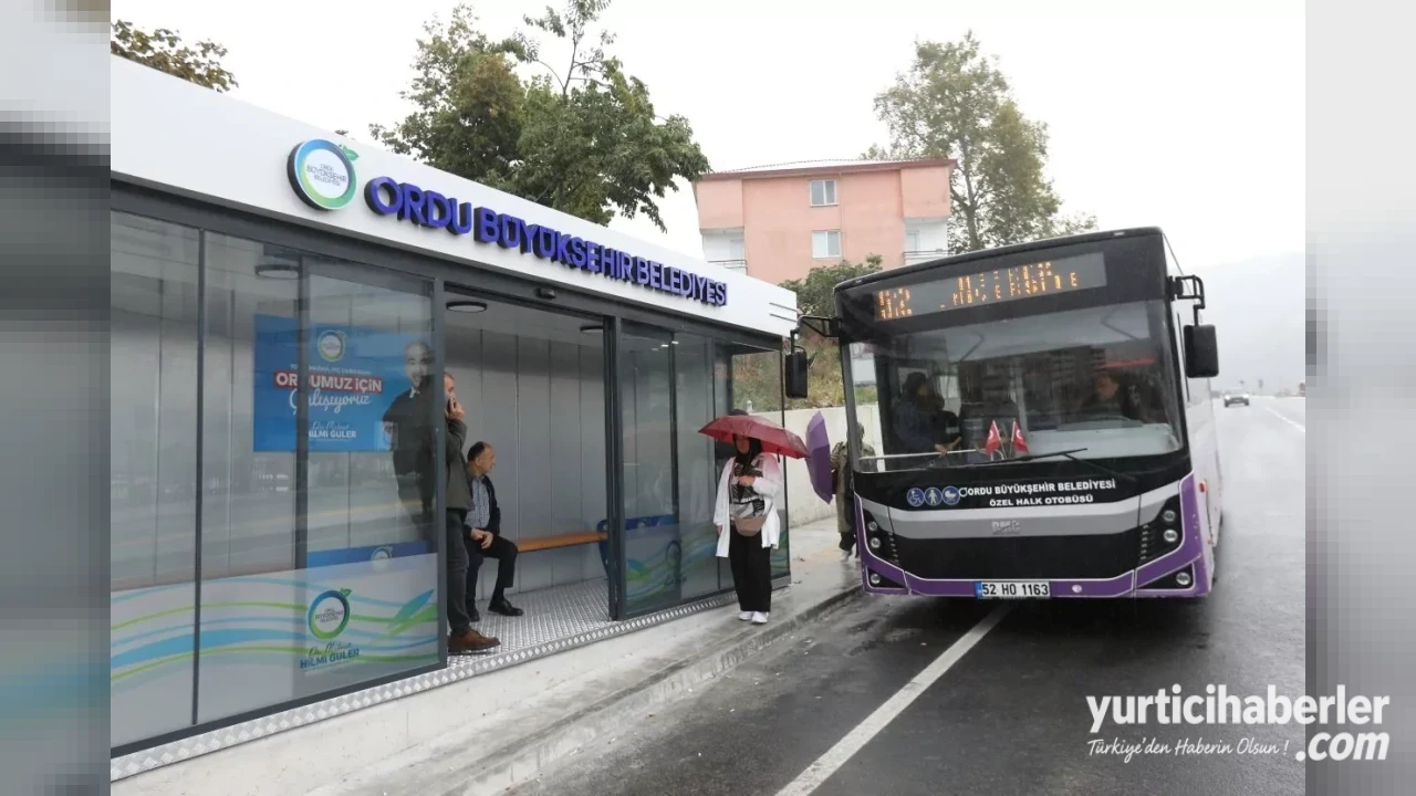 Ordu Şehir Hastanesi Ulaşımında Konfor Devri: Modern Duraklar Hizmete Girdi