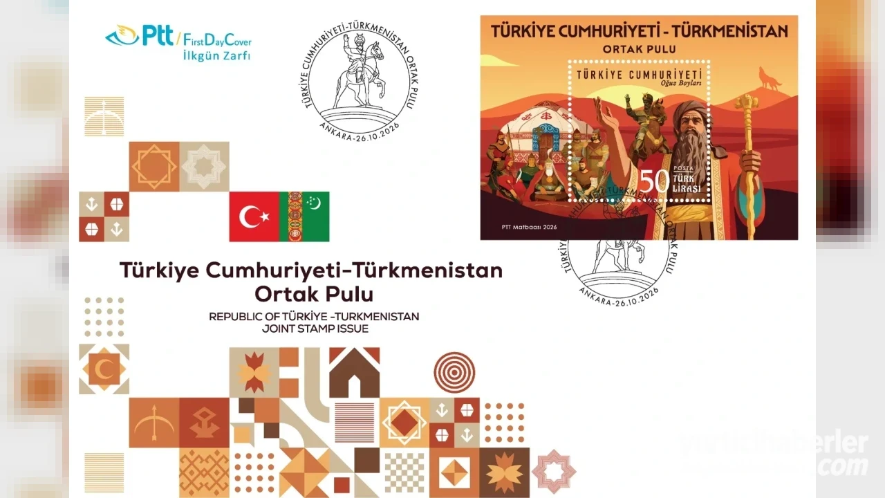 PTT’den İki Ülke Arasındaki Tarihi Bağları Güçlendirecek Türkiye-Türkmenistan Anma Pulu Hamlesi
