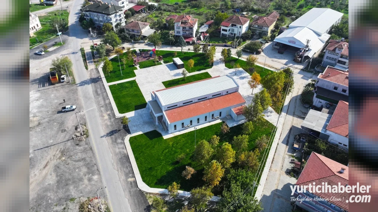 Sakarya Pamukova Mekece Atıl Araziden Modern Sosyal Tesise Dönüştü