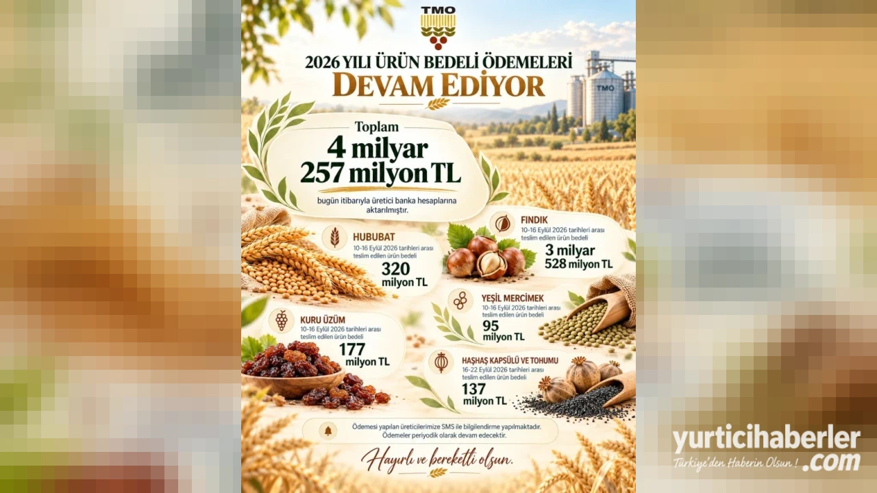 TMO'dan Çiftçiye Müjde: 4,2 Milyar Liralık Ürün Bedeli Ödemeleri Hesaplara Yatırıldı - Detay Görsel 2