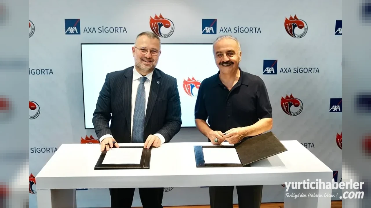 AXA Türkiye ve Düşbelen Spor Kulübü Arasında Anlamlı Değerler Ortaklığı