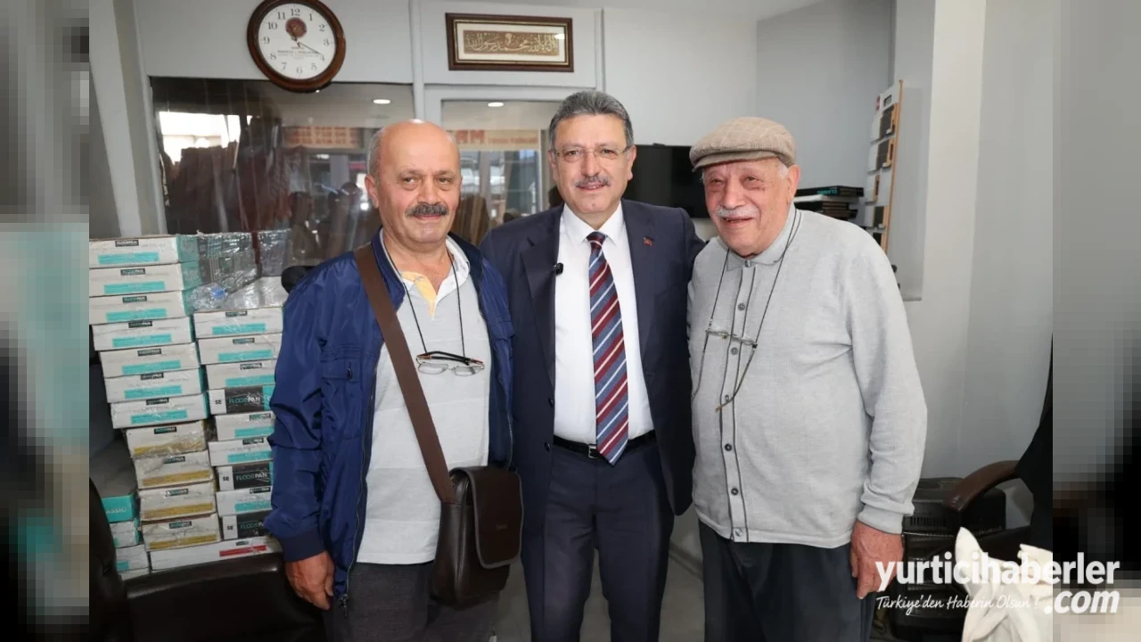 Trabzon Büyükşehir Belediye Başkanı Ahmet Metin Genç Esnafla Buluştu