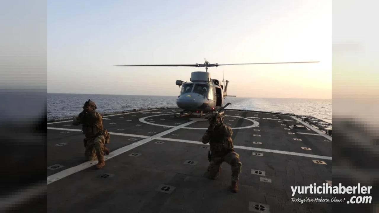 TCG Turgutreis Fırkateyni Libya Açıklarında Kapsamlı Tatbikatlar İcra Etti